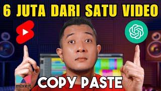 Cari Uang di Youtube Short dengan CHAT GPT (COPY PASTE TANPA MUKA)