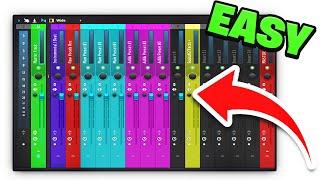 How To Organize your Sessions EASY (FL STUDIO) Mixing and Mastering