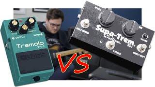 £77 vs £179 Tremolo Shootout (Boss Tr-2 vs Fulltone Supa-Trem) with JT Guitar