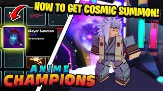 How To Get Cosmic Summons in Anime Champions Simulator