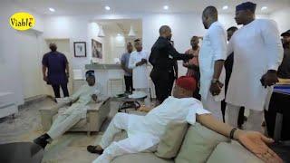 Watch!! Surprised As Tinubu Shares a Few Moments With Sen. Orji Uzo Kalu & His Family