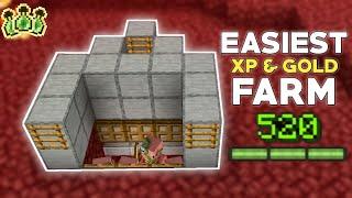 EASIEST! XP & Gold Farm 1.19 Minecraft Bedrock Edition