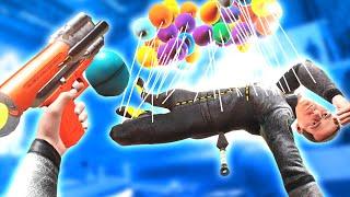 The BALLOON GUN is WAY TOO FUN in Boneworks VR