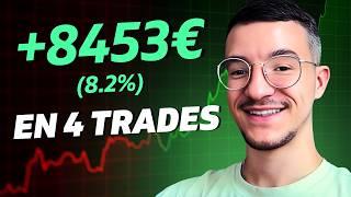 J'ai généré 8453€ (+8.2%) En 4 trades (Explications) Ep3