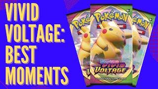 VIVID VOLTAGE BEST PULLS + REACTIONS COMPILATION | Pokemon Pack Opening Highlights #8