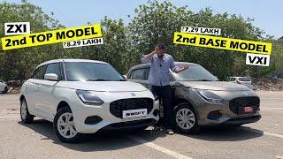 *1 Lakh Diff*2024 New Maruti Swift VXI vs ZXI | Which One to Buy ?