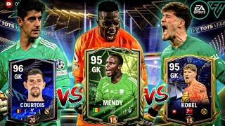 MAX MENDY VS MAX KOBEL VS COURTOIS BATTLE ️ || WHO IS THE BEST PERFORMANCE IN EA FC MOBILE 24