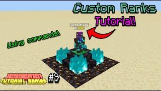 How to Create Custom Ranks in Minecraft (Bedrock Edition) 1.16+ - Tutorial Series #009