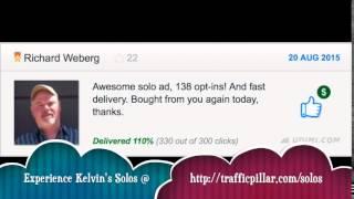 Solo Ads Review & Testimonial for Kelvin Chan by Richard Weberg