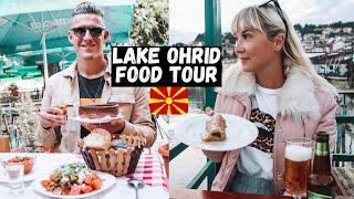 We Ate MACEDONIAN Food in The BEST TRADITIONAL Restaurants! Lake OHRID Food Tour!