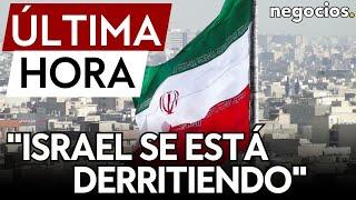 ÚLTIMA HORA | El máximo líder de Irán dice que Israel se está "derritiendo"