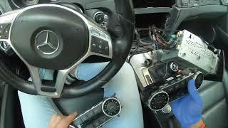 W204 Mercedes C250 AC Control Unit Replacement 2007-2015