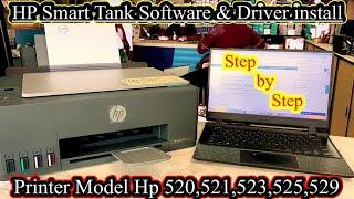 Hp Smart Tank 520,521,523,525,529 Driver & Software Download And install Windows 10