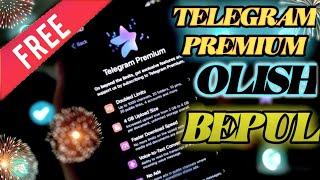 TEKIN TELEGRAM PREMIUM OLISH | ENDI PREMIUM SOTIB OLMAYSIZ #telegrampremium