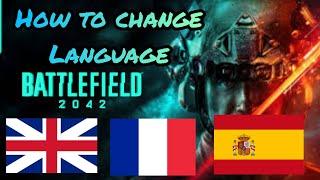 How To Change Language Battlefield 2042 PS4 / PS4 (Playstation)