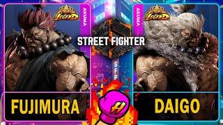 SF6 Fujimura (AKUMA) VS Daigo (AKUMA)Street Fighter 6スト64K 60ᶠᵖˢ