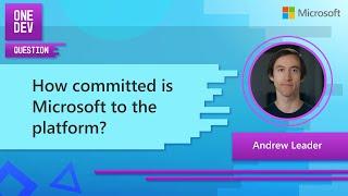 How committed is Microsoft to the Windows App SDK platform?