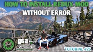 HOW TO INSTALL REDUX MOD | GRAPHICS MOD | GTA 5 HINDI MOD TUTORIAL | #25 || GT GAMING