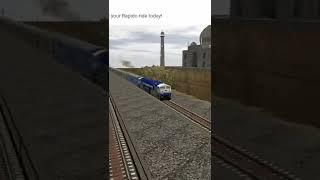 Taj Mahal view in IRTS game || Indian Railways || SouthEastern || blog || Railfannig ||