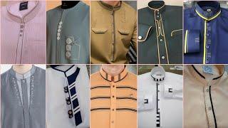 Men Kurta Designs 2023 | kurta neck design for gents | Eid men kurta design