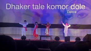 Dhaker tale komor dole dance video || Bengali song || durga puja special dance video by kids