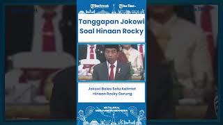 SHORT Jokowi Balas Satu Kalimat Hinaan Rocky Gerung