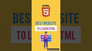 Best Website To Learn Html in 2023 #html #learning #website #w3school #top #frontend