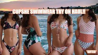 CUPSHE BIKINI TRY ON HAUL | gifted