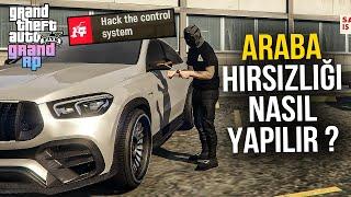 GTA 5 GRAND RP DE ARABA ÇALDIM ! ARABA HIRSIZLIĞI NASIL YAPILIR ?