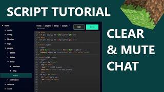 How To Make Clear Chat & Mute Chat Command By Skript! (Tutorial)