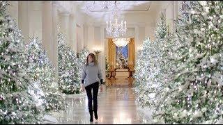 Compare Melania Trump to Michelle Obama's White House Christmas decor