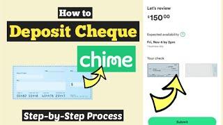 Deposit Cheque Chime | Chime Cheque Encash | Endorse Check Chime | Instant Chime Cheque Withdraw