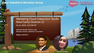 Salesforce Marketing Cloud Interaction Studio Boot Camp Session 1