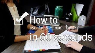 How to in 60 Seconds: Use An Optimum Binder