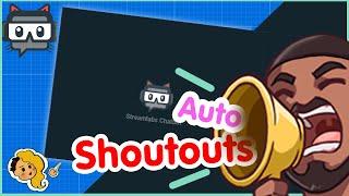 How to Create Auto Shoutouts in Streamlabs chatbot (FAST AND EASY)