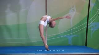 Pole sport kids 13 years old Russian champion