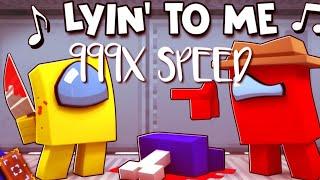 [999X SPEED] AMONG US Minecraft animation music video ("lyin' 2 me" Song by CG5)