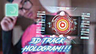 Cara Edit Video 3D TRACKING HOLOGRAM di android - Alight Motion Tutorial