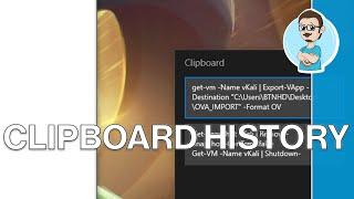 Enable Clipboard History on Windows 10!