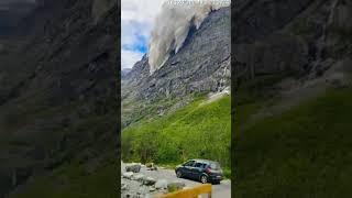 Moutain Avialls  This Is Dangerous  natural phenomenon। #dangerous #shorts #viralvideo #ytshorts #L