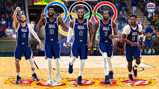 TEAM USA DOMINATES PRO AM PLAYERS in NBA 2K24! LeBron James, Kevin Durant, Steph Curry Build…