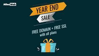 Exclusive Offer | Year End Sale on Web Hosting | MilesWeb