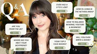 you asked, I answered  Q&A about life, books, love & more