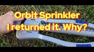 Orbit Max Oscillating Sled Lawn Sprinkler - 4000-sq. ft.