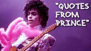 Prince Rogers Nelson Quotes. RIP - Purple Rain