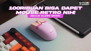 MOUSE RETRO 100 RIBUAN ? Rexus QB400 Wireless Mouse 