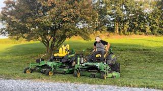 #34 Zero Turn Showdown: 72-inch vs. 60-inch Deck on John Deere Z970R - Which Mower Rules the Lawn?