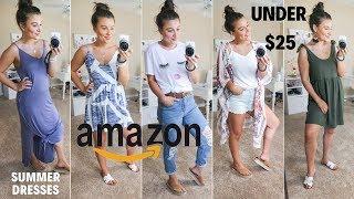 AMAZON SUMMER TRY ON CLOTHING HAUL 2019 | DRESSES & KIMONOS