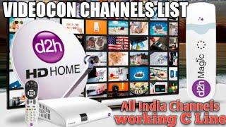 Videocon d2h 88°E New Update And Channels list working C Line Dish 2 feel working #d2h