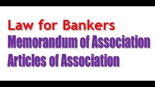 Memorandum and Articles of Association